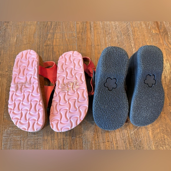 Girls Suede shoes and sandal set size 7 & 8 Girls - Picture 5 of 5